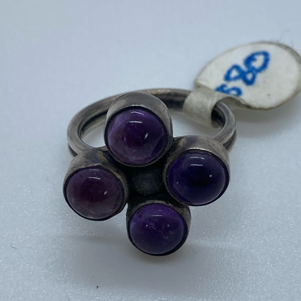 BOGO50 Sterling silver amethyst ring